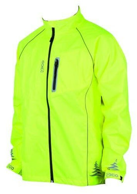 Eigo Hi-Vis YELLOW Waterproof Windproof Reflective Cycling/Walking Jacket/Coat